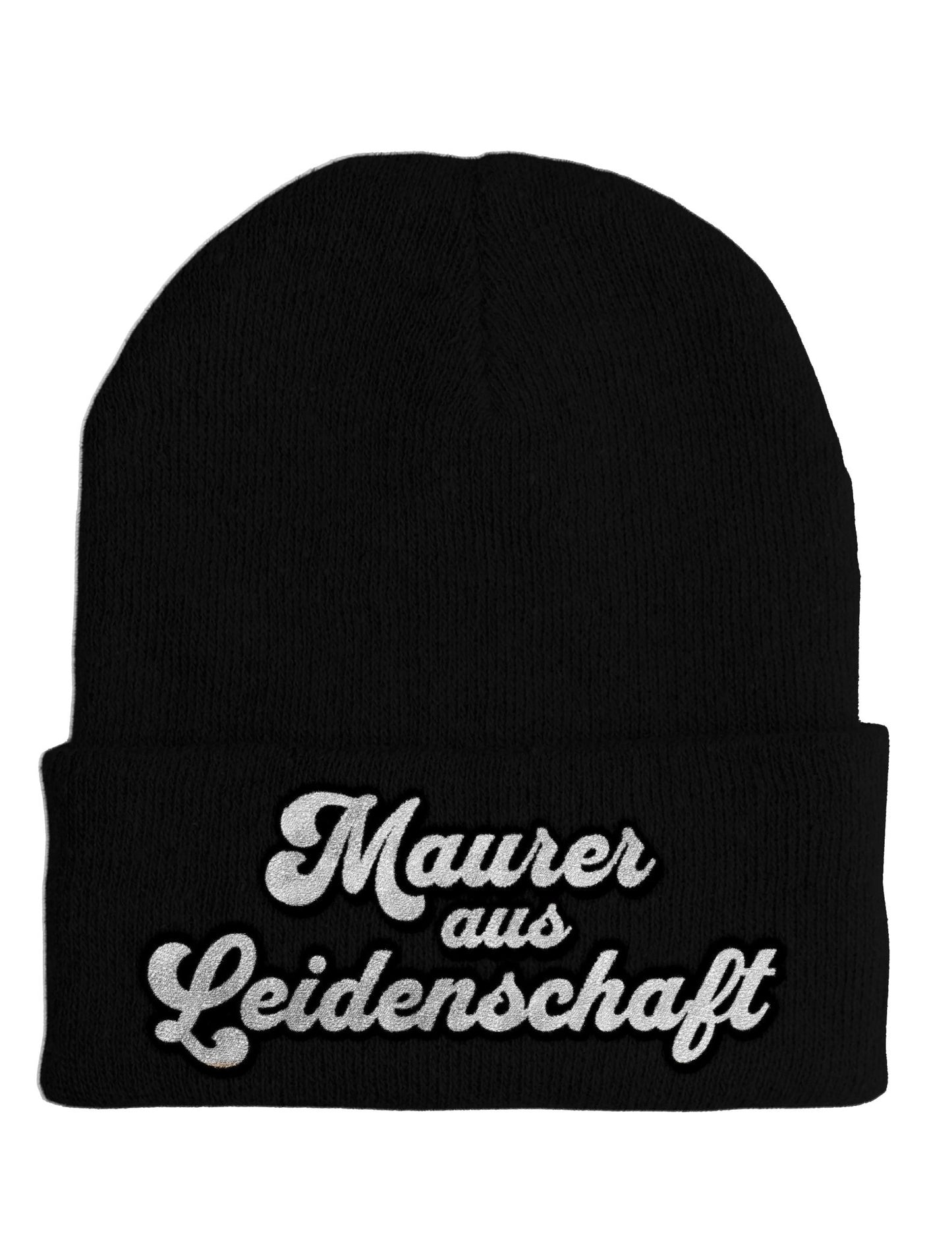 Maurer aus Leidenschaft - Beanie - Mütze mit Spruch - tshirtladen - Mütze