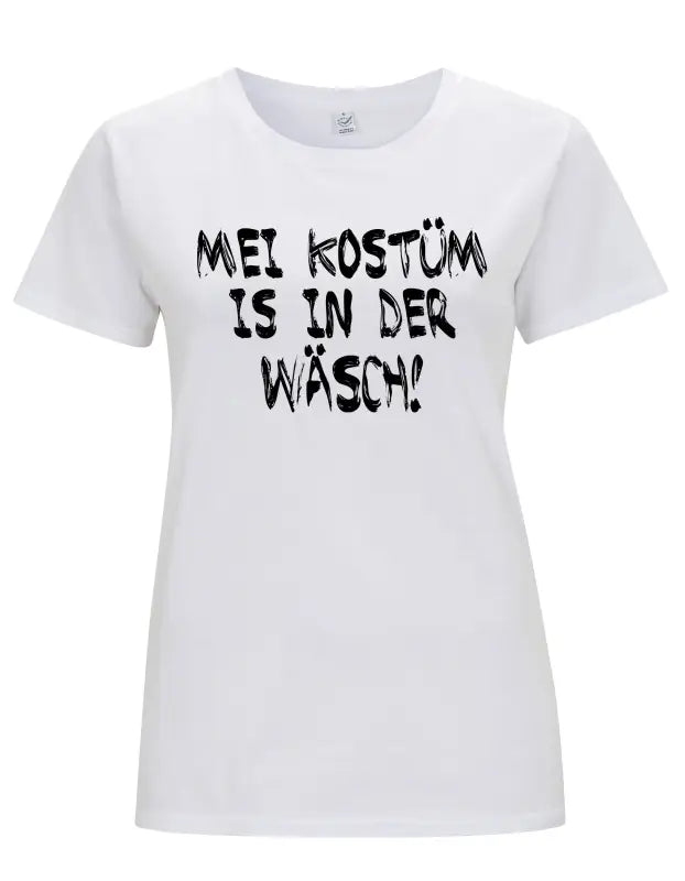 Mei Kostüm is in der Wäsch Damen T - Shirt - S / Weiss