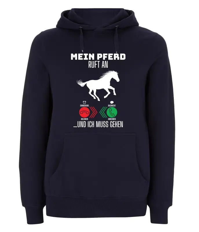 
                      
                        Mein Pferd ruft an und ich muss gehen Hoodie Unisex 2.0 - XS / Navy
                      
                    