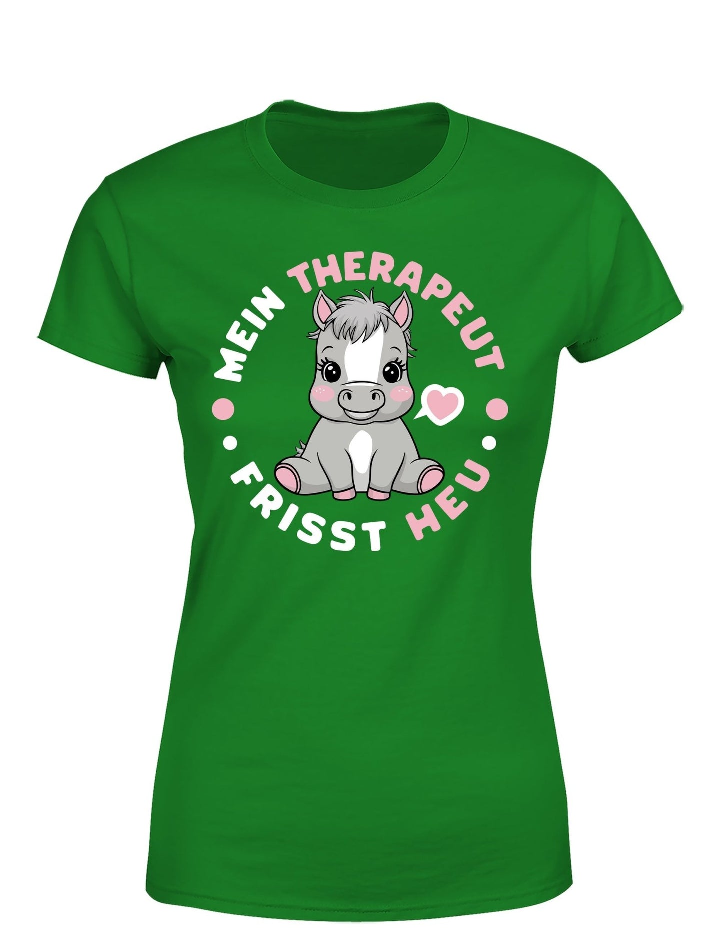 Mein Therapeut frisst Heu Damen T-Shirt - tshirtladen - T-Shirt