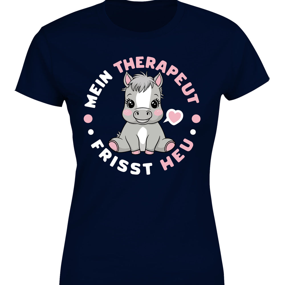 Mein Therapeut frisst Heu Damen T-Shirt - tshirtladen