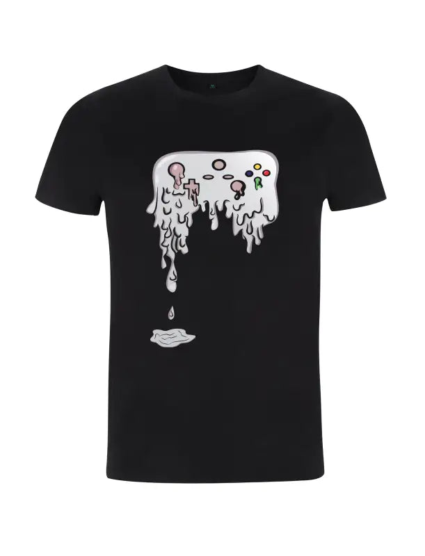 Melting Gamepad Herren T - Shirt - S / Schwarz