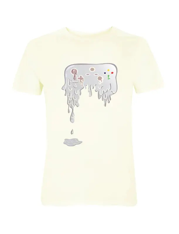 
                      
                        Melting Gamepad Herren T - Shirt - S / Stone Wash White
                      
                    