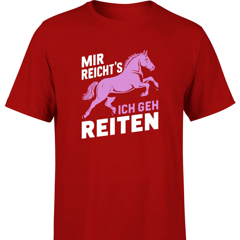 
                      
                        Mir reicht´s ich geh Reiten Herren T-Shirt - tshirtladen
                      
                    