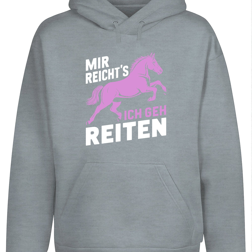 
                      
                        Mir reicht´s ich geh Reiten Hoodie Kapuzenpullover Unisex - tshirtladen
                      
                    