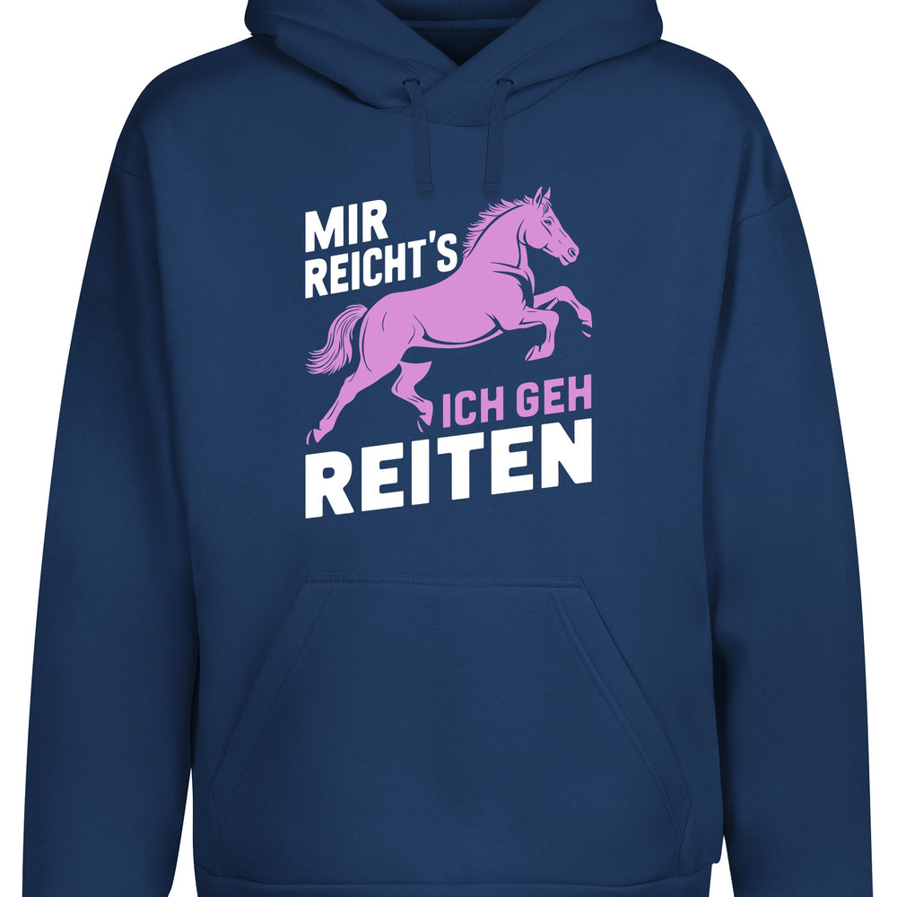 
                      
                        Mir reicht´s ich geh Reiten Hoodie Kapuzenpullover Unisex - tshirtladen
                      
                    