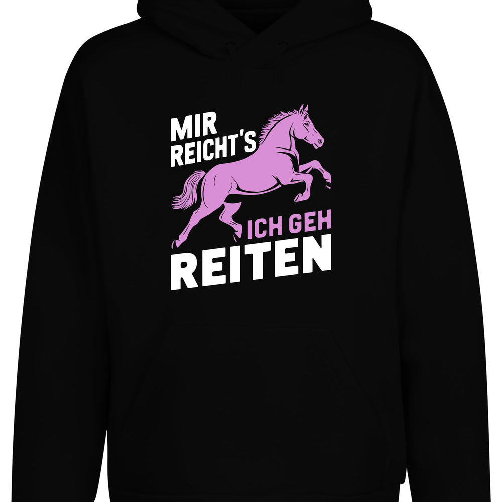 
                      
                        Mir reicht´s ich geh Reiten Hoodie Kapuzenpullover Unisex - tshirtladen
                      
                    