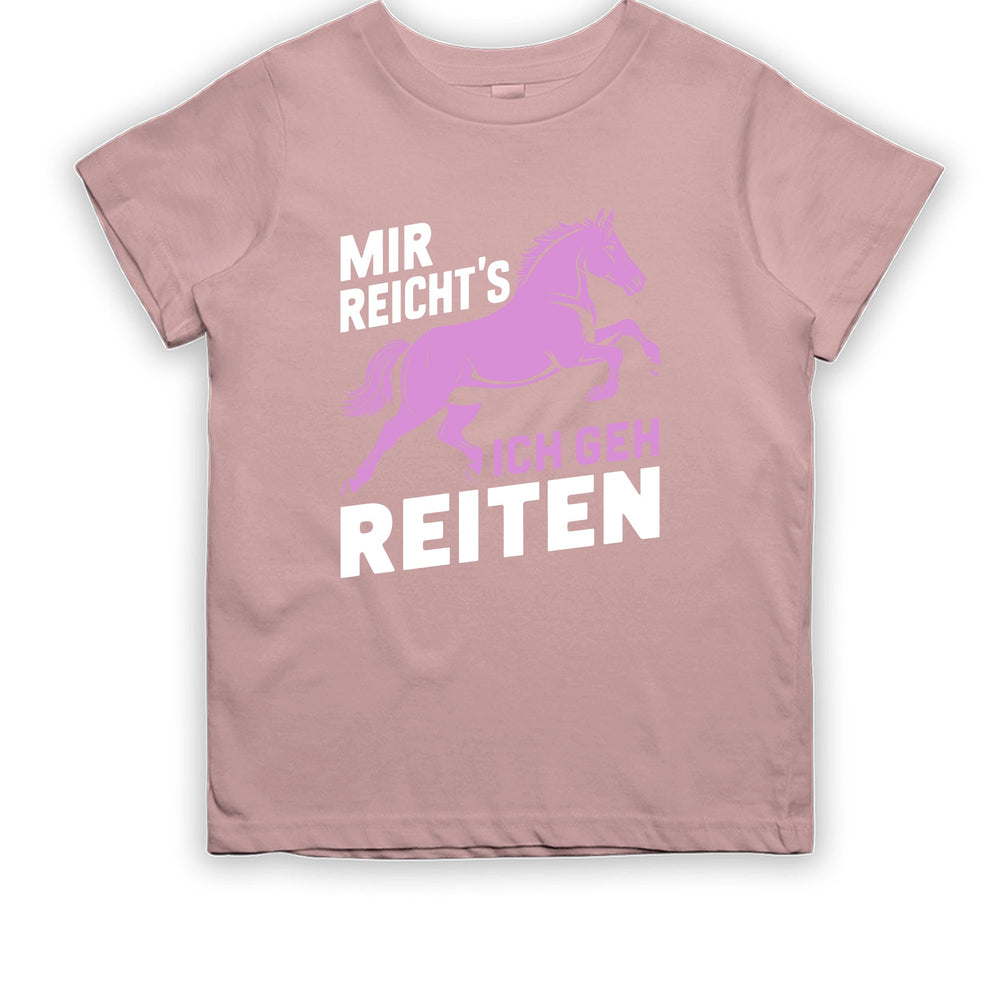 
                      
                        Mir reicht´s ich geh Reiten Kinder T-Shirt - tshirtladen
                      
                    