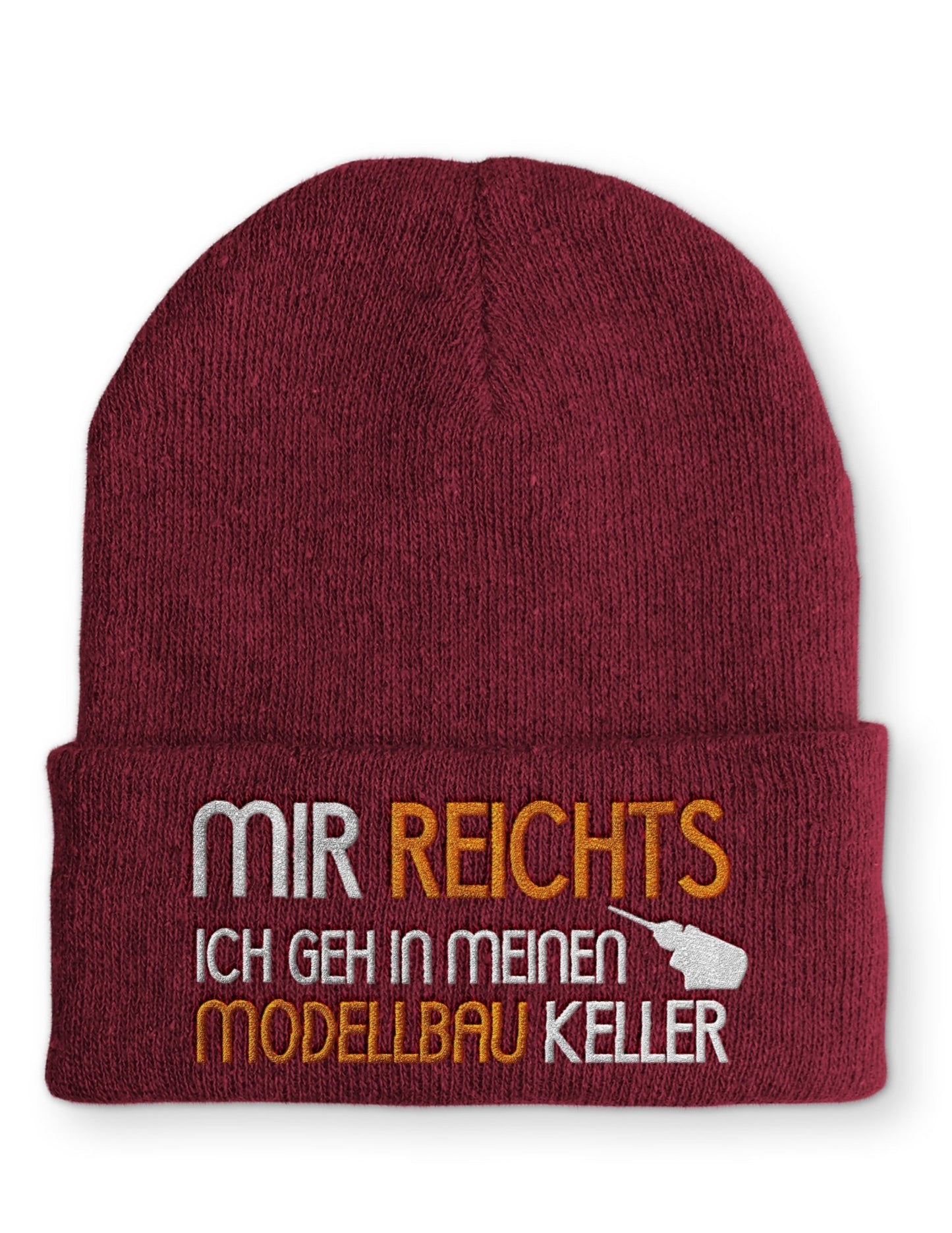 Modellbau Keller Beanie Mütze mit Spruch - tshirtladen - Mütze