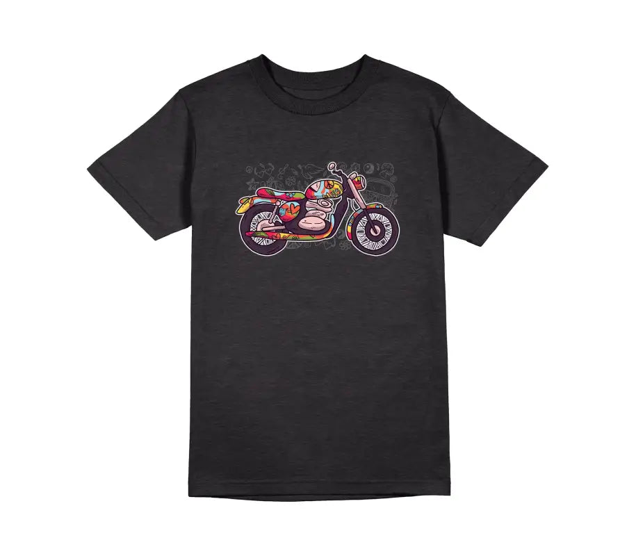 Motorcycle Hippie recycled Unisex T - Shirt - XS