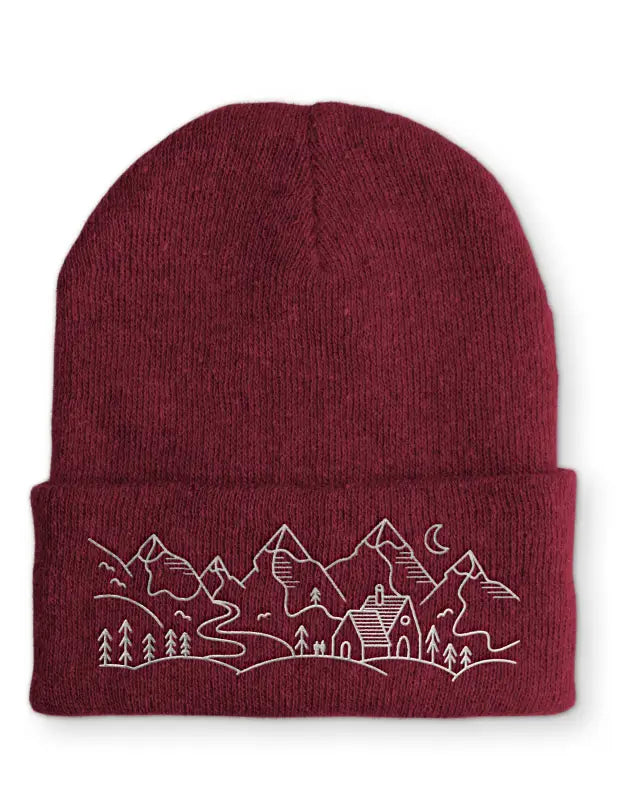 
                      
                        Mountain Bergwelt Beanie perfekt für die kalte Jahreszeit - Bordeaux
                      
                    