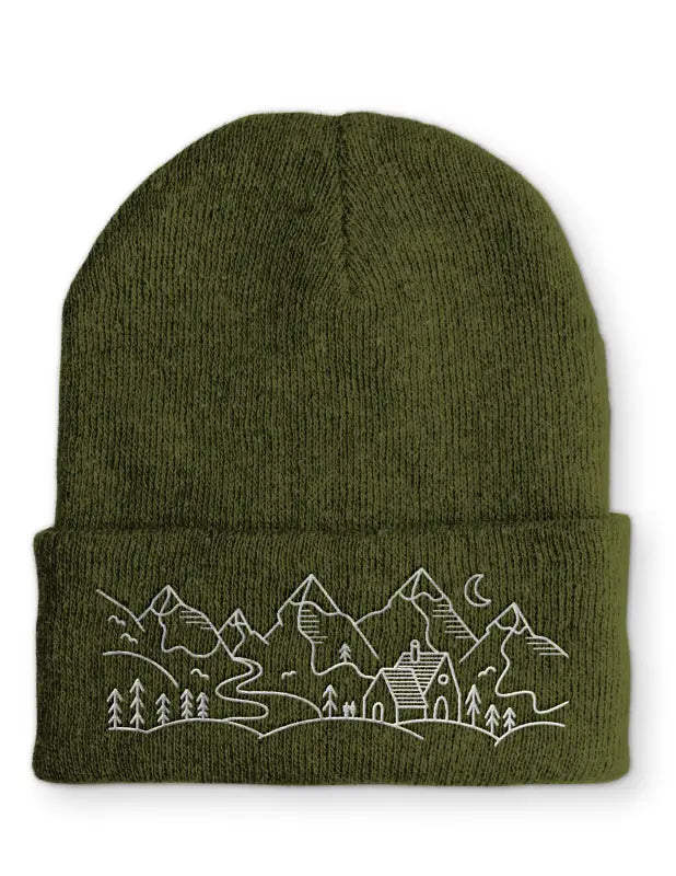 
                      
                        Mountain Bergwelt Beanie perfekt für die kalte Jahreszeit - Olive
                      
                    