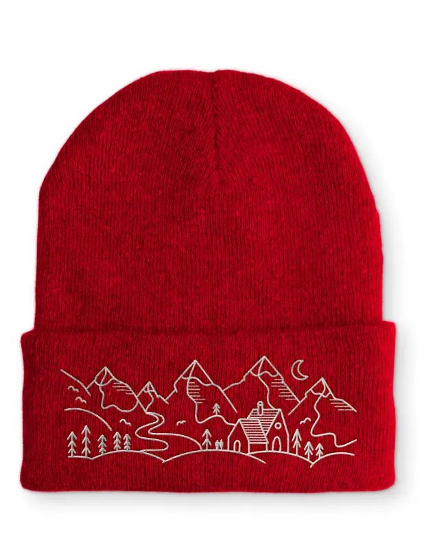 Mountain Bergwelt Beanie perfekt für die kalte Jahreszeit - tshirtladen - 