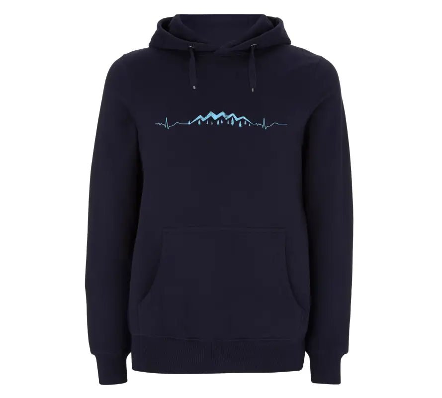 Mountain Heartbeat Hoodie Unisex - tshirtladen - 