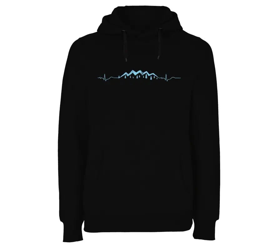 Mountain Heartbeat Hoodie Unisex - tshirtladen - 