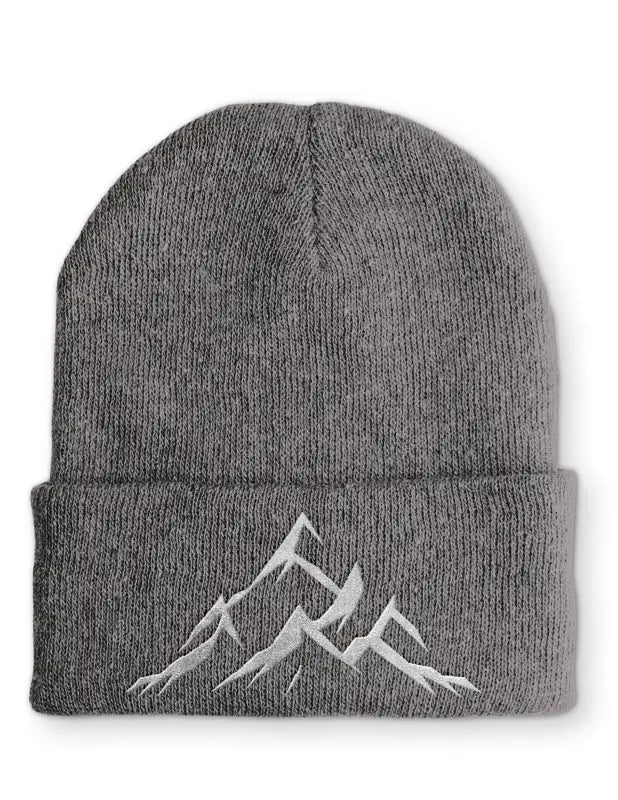 
                      
                        Mountains Berge Outdoor Statement Beanie Mütze mit Spruch - Grey
                      
                    