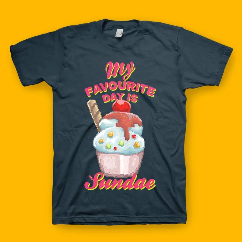 My Favourite Day Is Sundae Herren T-Shirt - tshirtladen - 