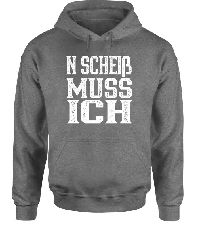 
                      
                        N scheiß muss ich Hoodie Unisex - XS / Grau
                      
                    