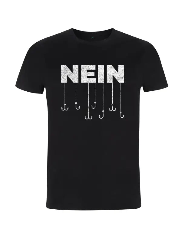 Nein #fishinghook Angler Herren T - Shirt - S / Schwarz