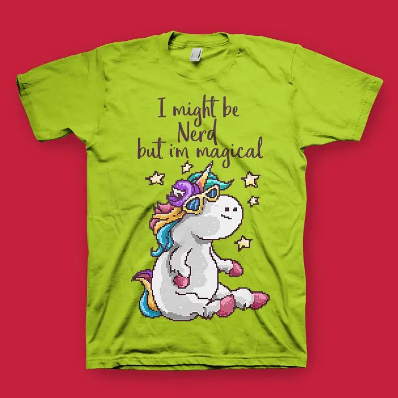 Nerd And Magical Herren T-Shirt - tshirtladen - 