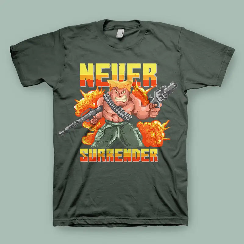 Never Surrender Herren T - Shirt - XS