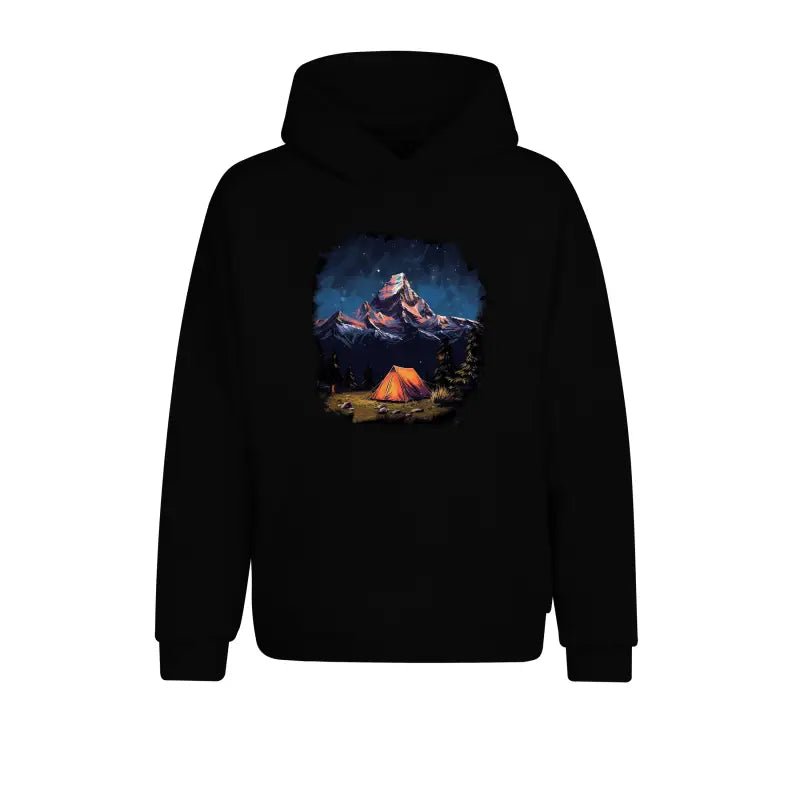 Night Tent Mitternacht Statement Hoodie Unisex - tshirtladen - 