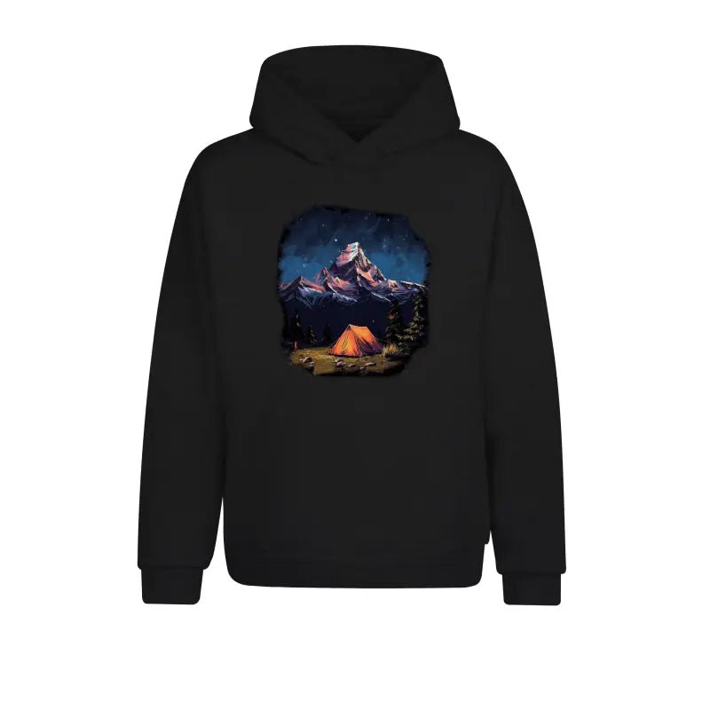 Night Tent Mitternacht Statement Hoodie Unisex - tshirtladen - 