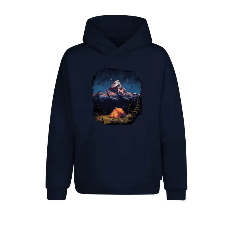 
                      
                        Night Tent Mitternacht Statement Hoodie Unisex - XS / Navy
                      
                    