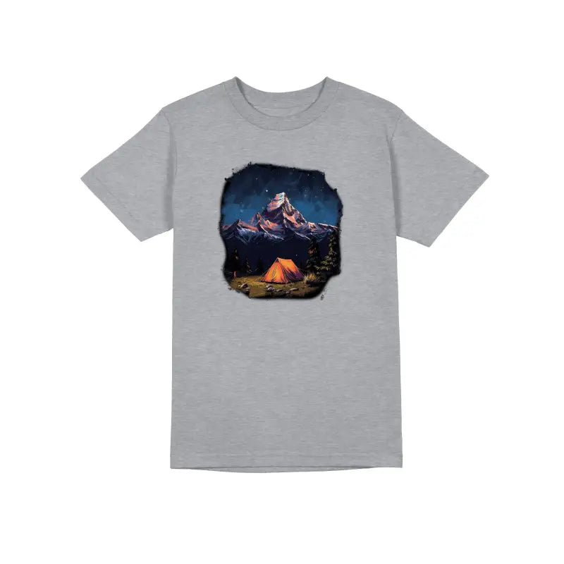 Night Tent Outdoor Camper Herren Unisex T-Shirt - tshirtladen - 
