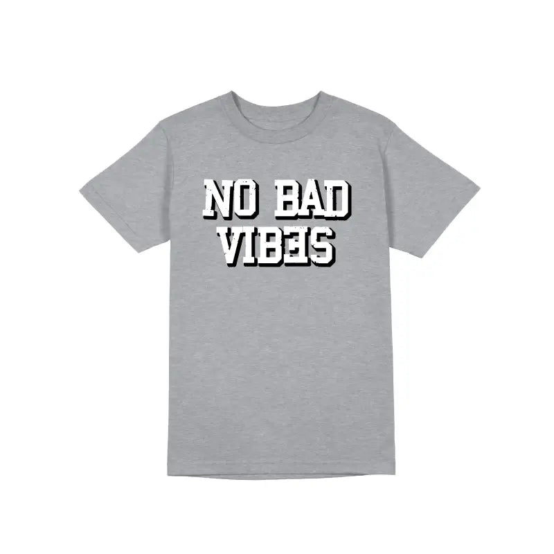 
                      
                        No Bad Vibes Statement Herren Unisex T - Shirt - S / Grau
                      
                    