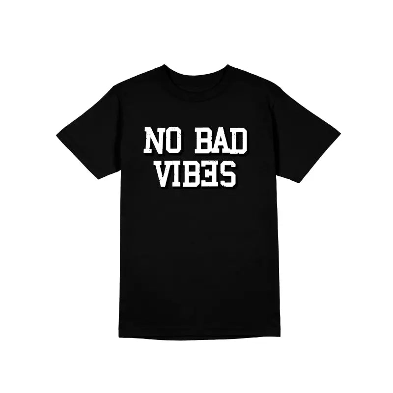 
                      
                        No Bad Vibes Statement Herren Unisex T - Shirt - S / Schwarz
                      
                    