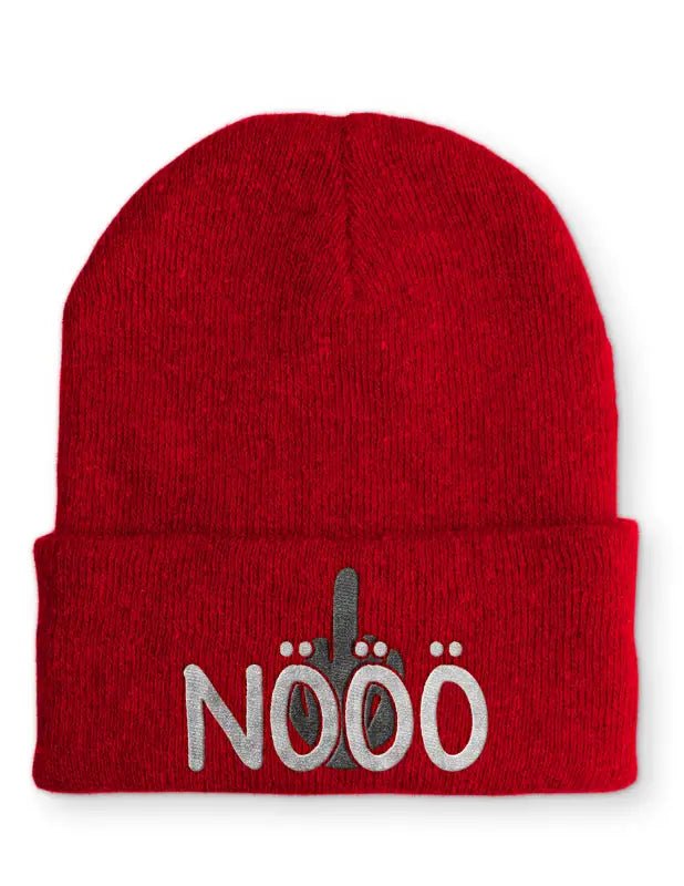 Nööö Mittelfinger Wintermütze perfekt für die kalte Jahreszeit - tshirtladen - 