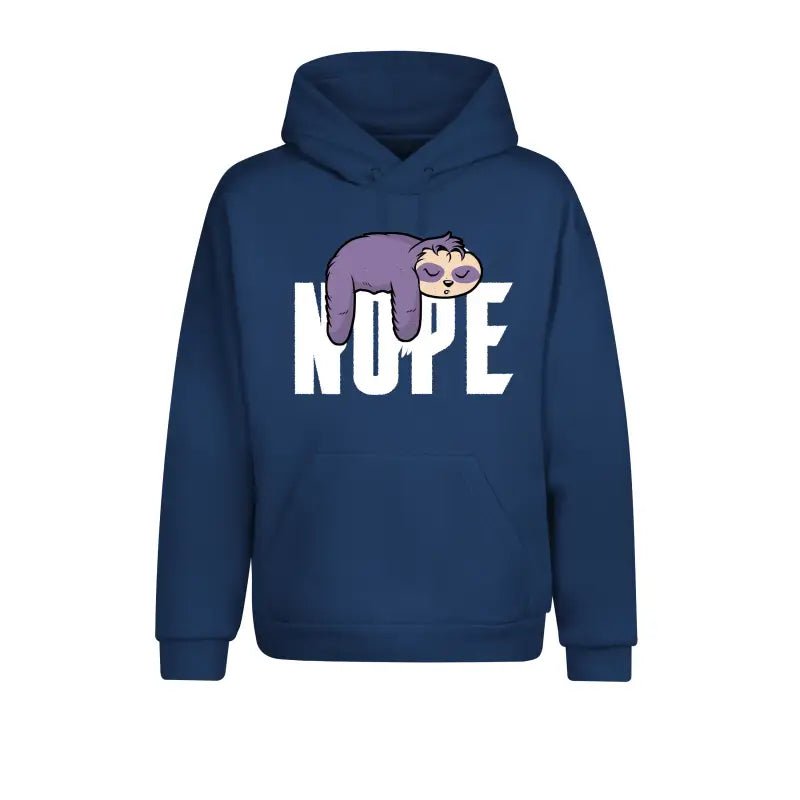NOPE Faultier Statement Hoodie Unisex - tshirtladen - 