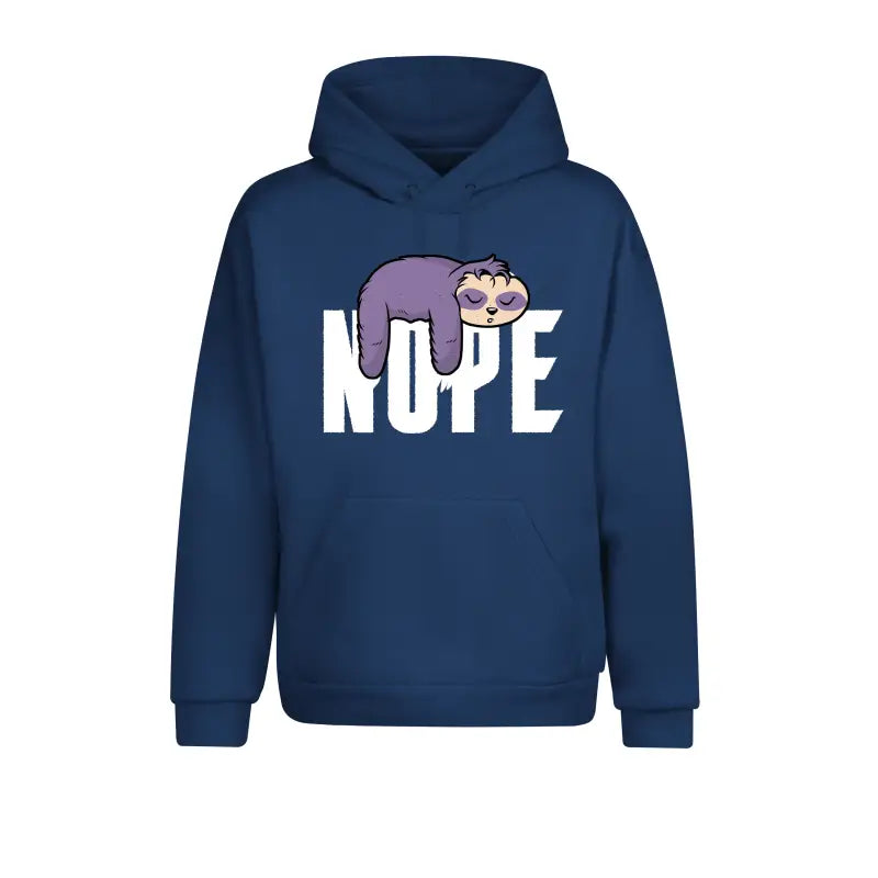 NOPE Faultier Statement Hoodie Unisex - XS / Ink