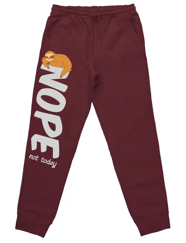 Nope not today Jogginghose mit lustigem Spruch - tshirtladen - 