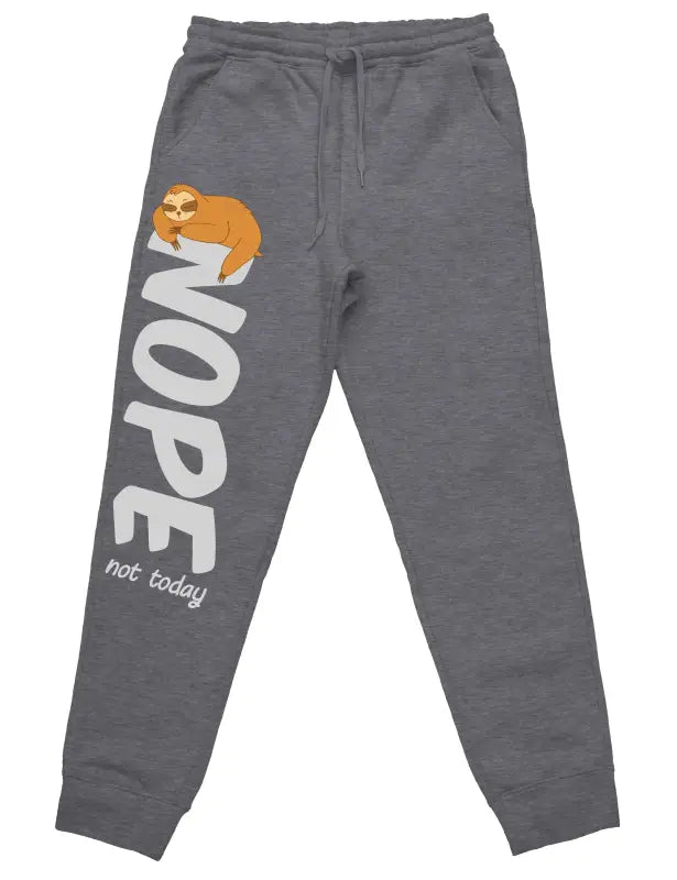 
                      
                        Nope not today Jogginghose mit lustigem Spruch - Sports Grey / S
                      
                    