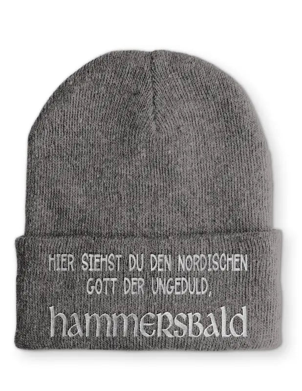 
                      
                        Nordischer Gott der Ungeduld Wintermütze perfekt für die kalte Jahreszeit - Grey
                      
                    