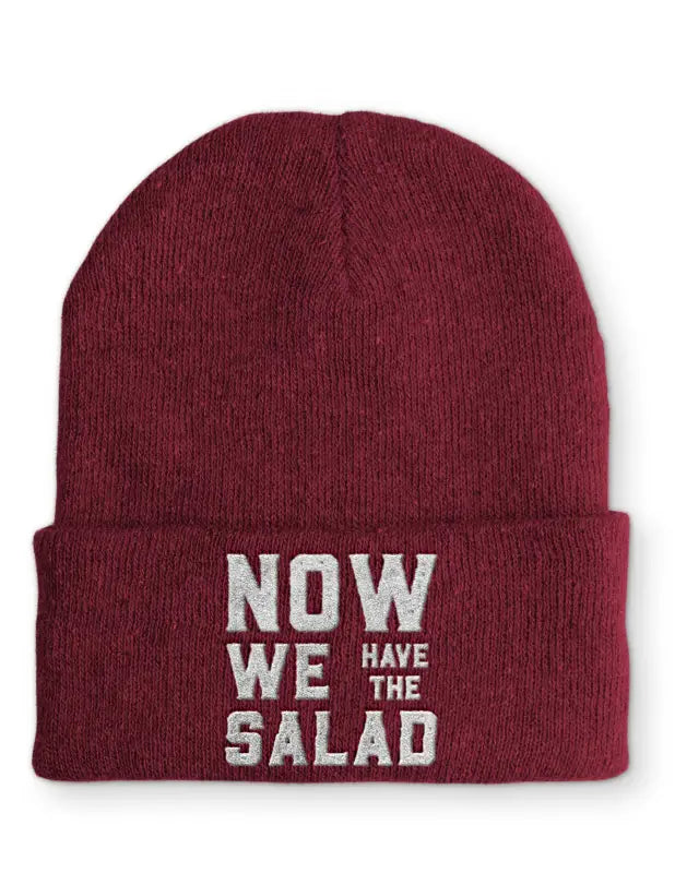 
                      
                        Now we have the Salad Beanie Statement Mütze mit Spruch - Bordeaux
                      
                    