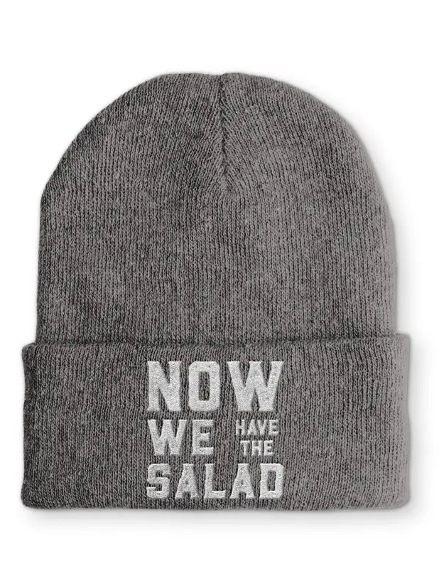 Now we have the Salad Beanie Statement Mütze mit Spruch - Grey
