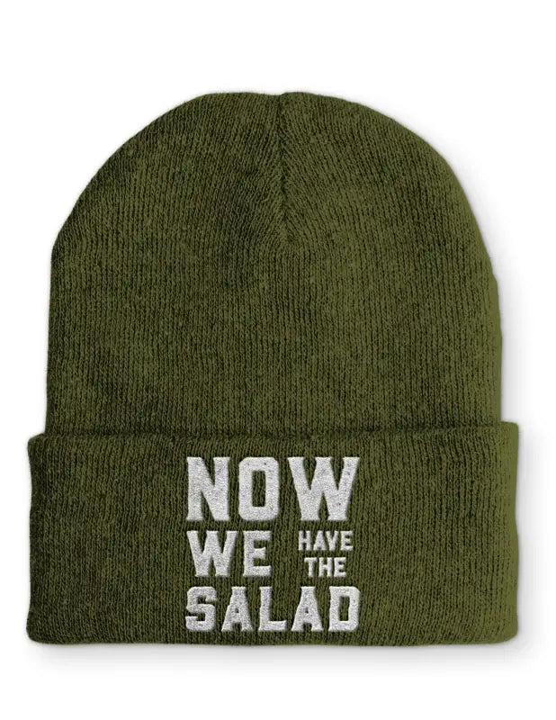 
                      
                        Now we have the Salad Beanie Statement Mütze mit Spruch - Olive
                      
                    