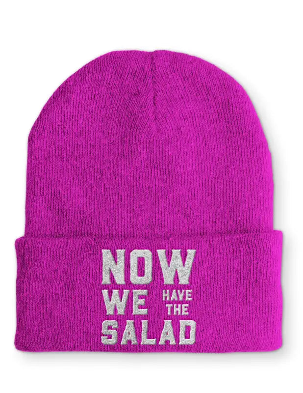 
                      
                        Now we have the Salad Beanie Statement Mütze mit Spruch - Pink
                      
                    