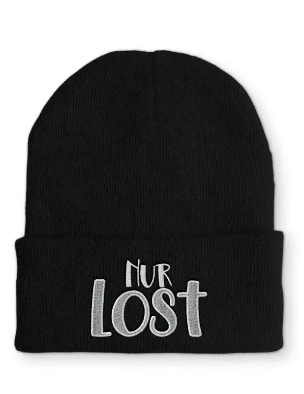 
                      
                        Nur Lost Mütze Beanie perfekt für die kalte Jahreszeit - Black
                      
                    