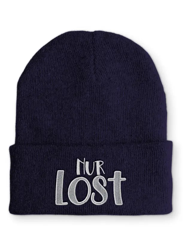 
                      
                        Nur Lost Mütze Beanie perfekt für die kalte Jahreszeit - Navy
                      
                    