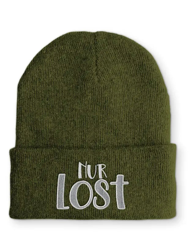 
                      
                        Nur Lost Mütze Beanie perfekt für die kalte Jahreszeit - Olive
                      
                    