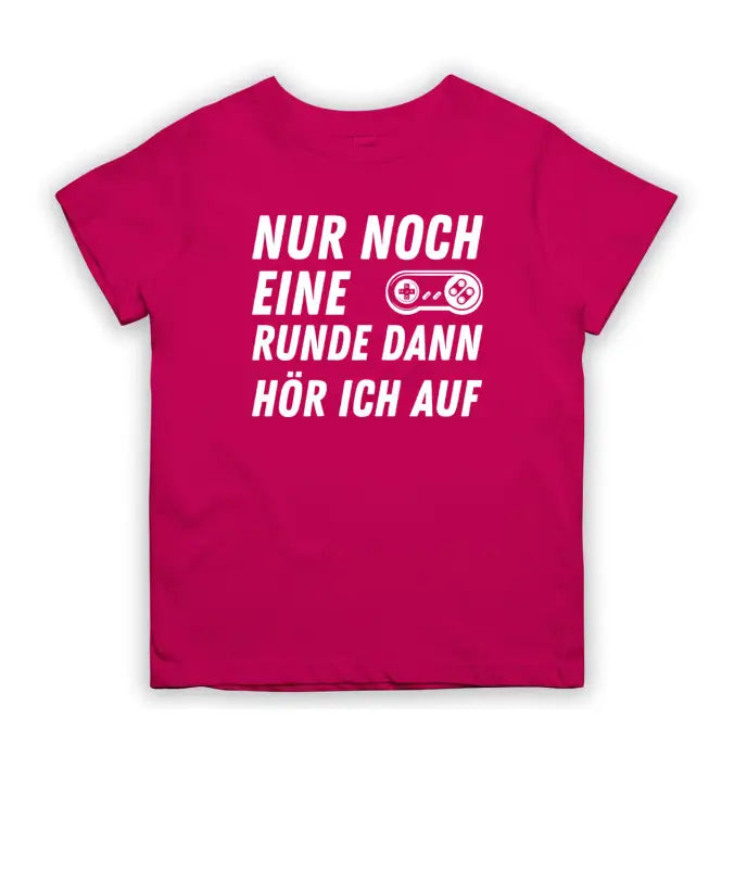 Nur noch eine Runde dann hör ich auf T - Shirt Kinder - 104 - 110 / Pink