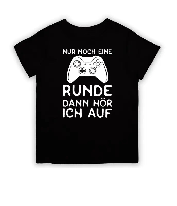 
                      
                        Nur noch eine Runde dann hör ich auf T - Shirt Kinder - 104 - 110 / Schwarz
                      
                    