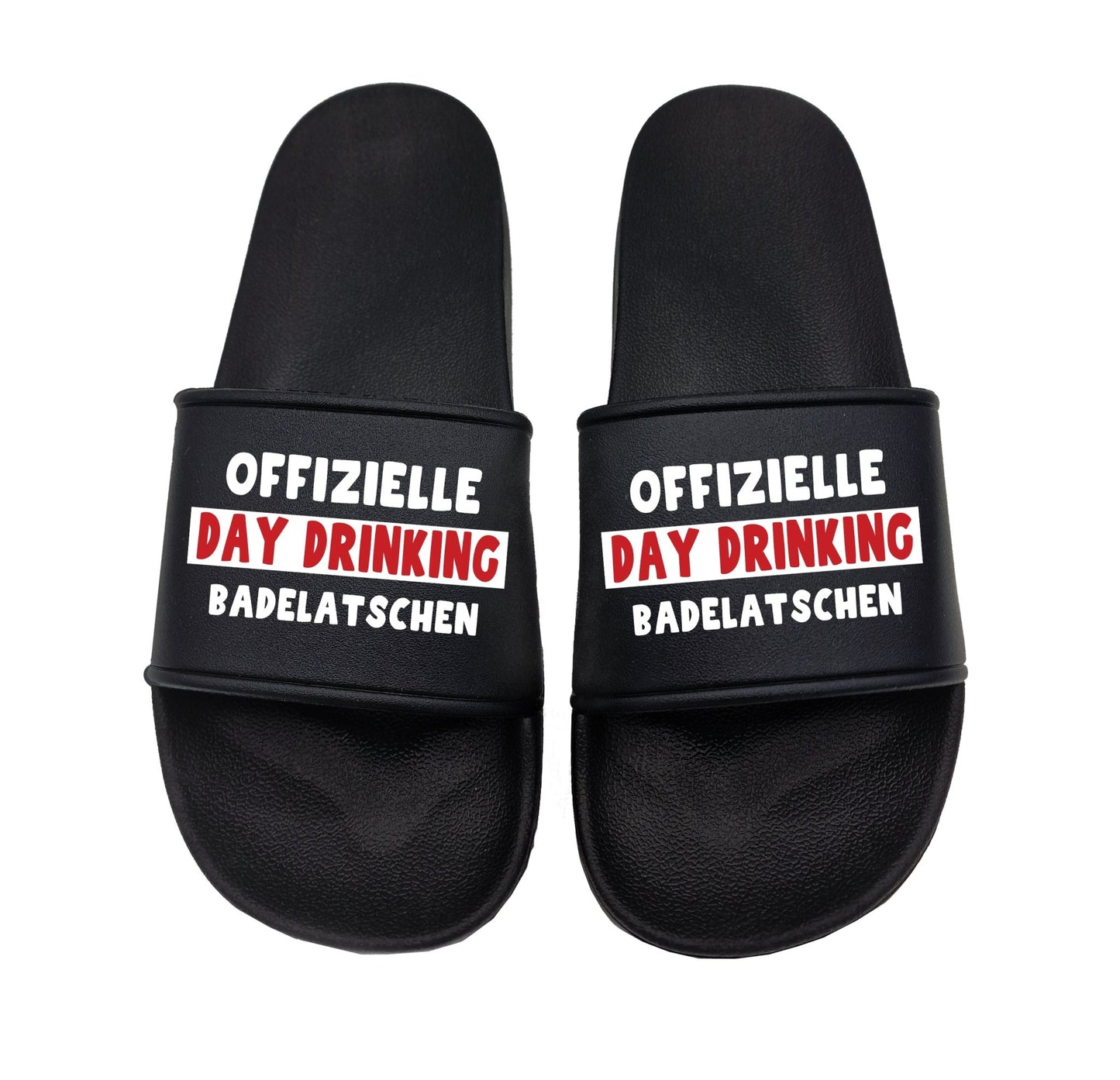 Offizielle Day Drinking Badelatschen perfekt für Urlaub und Strand - tshirtladen - Badelatschen