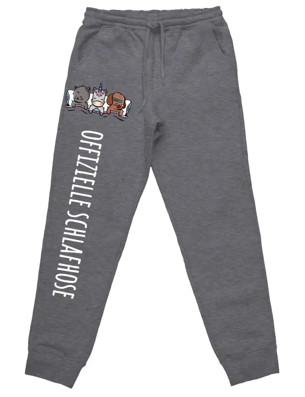 
                      
                        Offizielle Schlafhose ’Katze Einhorn Hund’ Jogginghose mit lustigem Spruch - Sports Grey / S
                      
                    