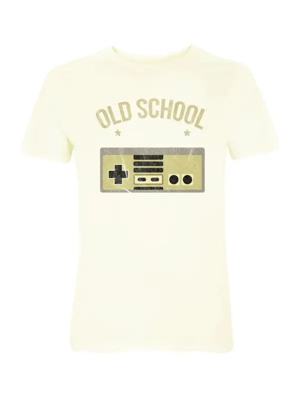 Oldschool Gaming Gamer Herren T - Shirt - S / Stone Wash White