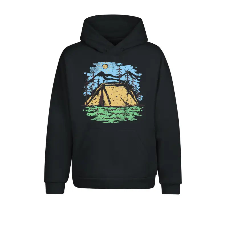 Outdoor Camping Zelt Hoodie Unisex - XS / Charcoal (Heather)